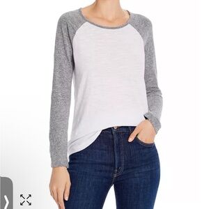 NWOT Monrow Rock Baseball Tee